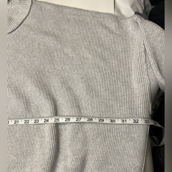 NWT ARCAA HARPER ORGANIC KNIT SWEATER - GREY MARLE | size large - Picture 14 of 15